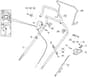 EL 4800 PD BW - 2020-2022 - 299487173/MTF - Mountfield Rotary Mower Upper Handle Diagram