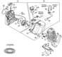 Genuine Stihl KM131 R / B - Rewind starter, Fuel tank