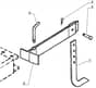 MANOR 500 RG - 2008-2010 - 215010043/MO8 - Mountfield Tiller Bracket Diagram