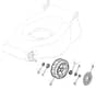 S461R HP - 2009 - 294486043/UM9 - Mountfield Rotary Mower Wheels Diagram