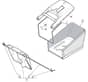 HW464 PD - 2010 - 299487043/M10 - Mountfield Rotary Mower Grass Bag Diagram
