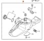 Genuine Stihl MS462 Tank Housing - 1142 350 0804