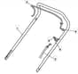 HP470 - 2005 - 293516028/BQ - Mountfield Rotary Mower Upper Handle Diagram