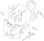 MC 4216 - 2017-2022 - 240421603/M17 - Mountfield Chainsaw Handle Diagram