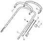 M460 HP - 2010 - 294484023/CAI - Mountfield Rotary Mower Upper Handle Diagram