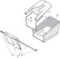 HW512 PD BBC - 2010 - 299538833/MFR - Mountfield Rotary Mower Grass Bag Diagram