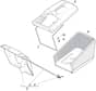 M512 PD BW BBC - 2010 - 292157333/M10 - Mountfield Rotary Mower Grass Bag Diagram