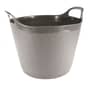 Town & Country 25L Round Flexi-Tub Graphite Grey - TCG8105