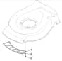 HP465 R - 2012-2013 - 299484038/M12 - Mountfield Rotary Mower Mask Diagram