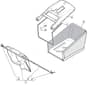 HW512 PD 4S - 2010-2011 - 299537833/M10 - Mountfield Rotary Mower Grass Bag Diagram