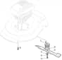 S461 PD - 2010-2011 - 299482143/M10 - Mountfield Rotary Mower Blade Diagram