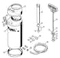 Genuine Stihl TS350 / W - Pressurized water tank (23.1996)