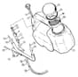 Genuine Stihl TS360 / P - Water tank, Cutquik cart