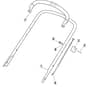 HP470 - 2007 - 299174628/BQ - Mountfield Rotary Mower Upper Handle Diagram