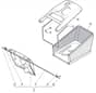 S461 PD - 2010-2011 - 299482143/M10 - Mountfield Rotary Mower Grass Bag Diagram