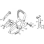 Genuine Stihl 017 / K - Handle frame, Tools