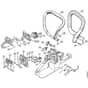 Genuine Stihl 024 / J - Air filter, Throttle control
