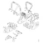 Stihl 038 M Handlebar, Chain Sprocket Cover - O-Group