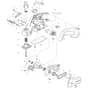 Makita 1051D - Cordless Power Planer - Power Tool Diagram