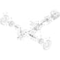 110 - Bertolini Sickle Bar Mower Speed-change gear box and wheels Diagram