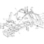 1228H - 2002-2007 - 299991133/MOU - Mountfield Ride On Mower Frame Diagram