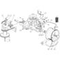 1228H - 2002-2007 - 299991133/MOU - Mountfield Ride On Mower Transmission Diagram