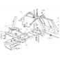 1228M - 2004-2007 - 299981133/MOE - Mountfield Ride On Mower Frame Diagram