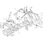 1228M - 2002-2007 - 299981133/MOU - Mountfield Ride On Mower Frame Diagram