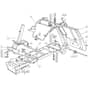 1228M - 2008 - 299981233/M08 - Mountfield Ride On Mower Frame Diagram