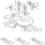 1235M - 2007 - 299954263/ME7 - Mountfield Ride On Mower 92cm Deck Diagram