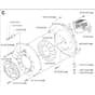 Husqvarna 125 BT KAWASAKI - TH026D-AC57 - 20041800001-Current Fan