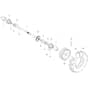 130 S - Bertolini Sickle Bar Mower Axle and Wheels Diagram