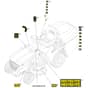 1330M - 2019 - 2T2000483/M19 - Mountfield Ride On Mower Labels Diagram