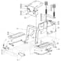 1330M  - 2020-2021 - 2T2000483/M20 - Mountfield Ride On Mower Frame Diagram