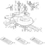 1335M - 2008 - 299954233/M08 - Mountfield Ride On Mower 92cm Deck Diagram