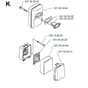 Husqvarna 141 B - 19974000001-20041399999 Muffler