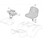1430M - 2012-2013 - 2T2010483/M11 - Mountfield Ride On Mower Seat Diagram