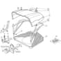 1435H - 2008 - 299954333/M08 - Mountfield Ride On Mower Grasscatcher Diagram
