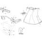1435H - 2008 - 299964333/BM8 - Mountfield Ride On Mower Options Diagram