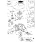 1435H - 2008 - 299964333/M08 - Mountfield Ride On Mower Engine Assy Diagram