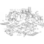 1435H - 2008 - 299964333/M08 - Mountfield Ride On Mower Frame Diagram