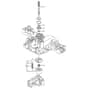 1436H - 2002 - 13-2652-12 - Mountfield Ride On Mower K46 Pump Shaft Diagram