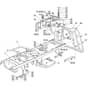 1436H - 2006 - 13-2683-11 - Mountfield Ride On Mower Frame Diagram