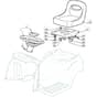 1436H - 2005 - 299961333/MOE - Mountfield Ride On Mower Seat Diagram