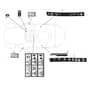 1436H - 2005 - 299961333/MOU - Mountfield Ride On Mower Labels Diagram