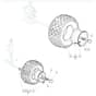 1436H - 2008 - 299964383/BM8 - Mountfield Ride On Mower Wheels Diagram