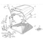 1436H - 2011-2012 - 2T0420283/M10 - Mountfield Ride On Mower Grasscatcher Diagram