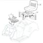 1436H - 2012-2013 - 2T0420283/MFR - Mountfield Ride On Mower Seat Diagram