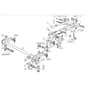 1436H - 2009 - 2T2642483/UM9 - Mountfield Ride On Mower Cutting plate lifting Diagram