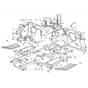 1436H - 2009 - 2T2644483/UM9 - Mountfield Ride On Mower Chassis Diagram
